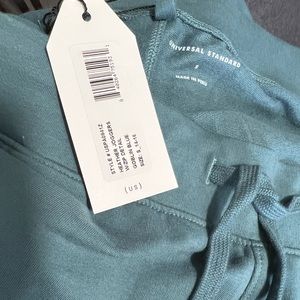 Universal Standard heather joggers with zip. New from mystery box. Size S.